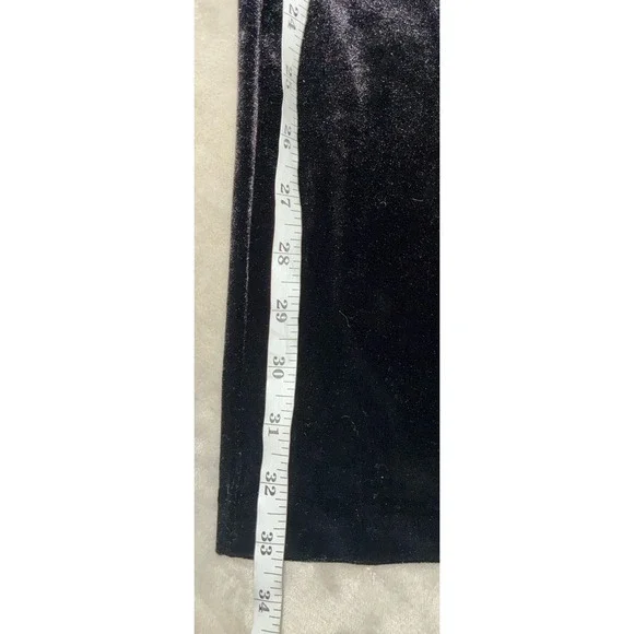 Good American Jumpsuit Size 1 Small Black Strapless Velvet V Neck - Picture 14 of 14